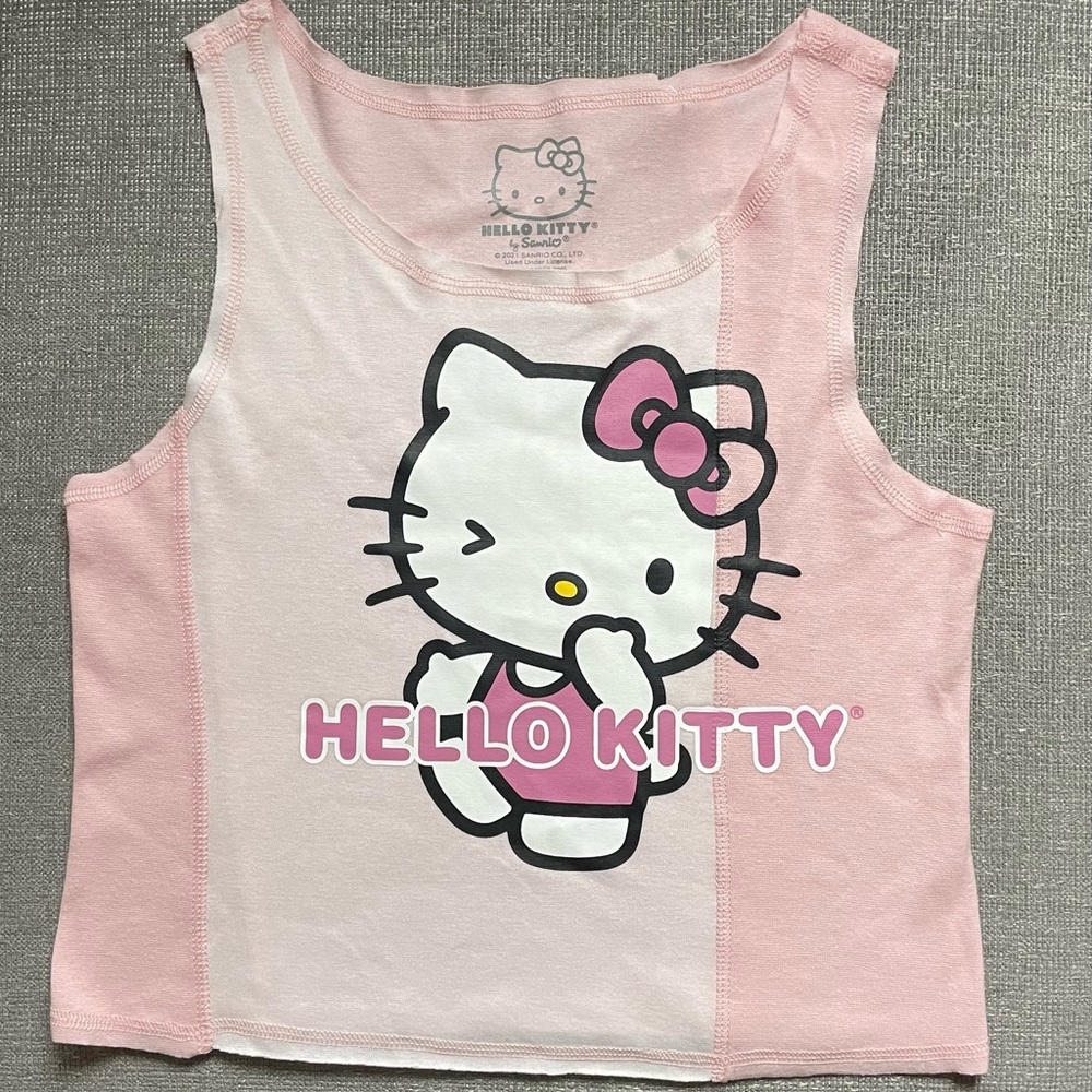 Hello Kitty pink tank top size M